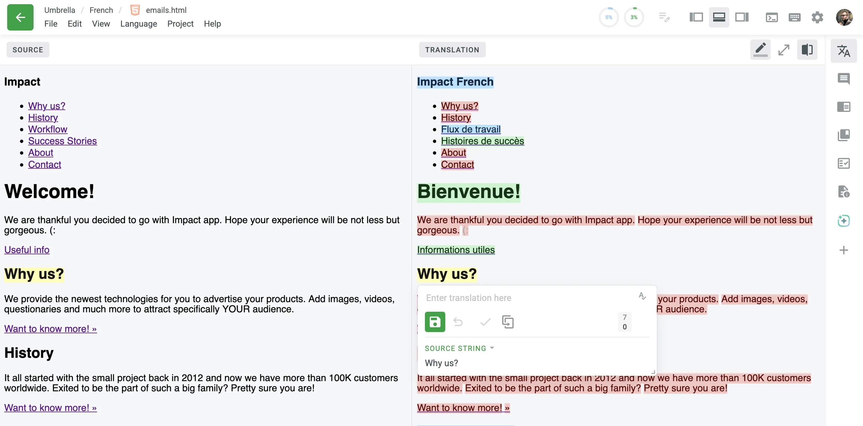 Inline Bearbeiten Popover